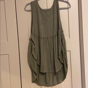 Kimchi Blue Olive Green Tank Top w/open sides